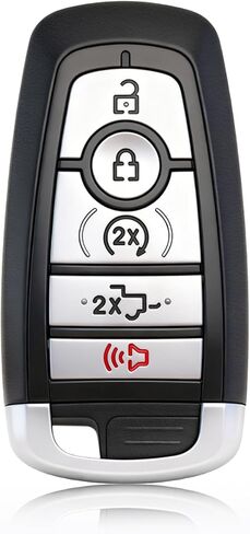 المفتاح الذكي لـ Ford Mustang 2017-2022 ، yikebalog 5 buttons القرب مفتاح التحكم عن بعد FOB FOB for Ford Fusion M3N-A2C93142600 in Kuwait