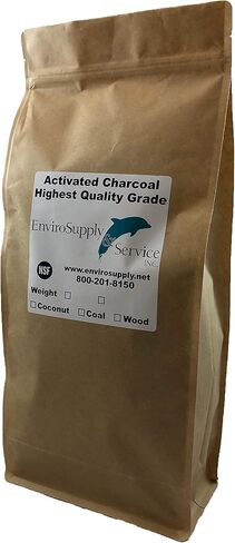 مسحوق كربون الخشب الصلب لاستخراج الزيت (إزالة اللون) - كيس قابل للإغلاق بوزن 3 رطل in Kuwait