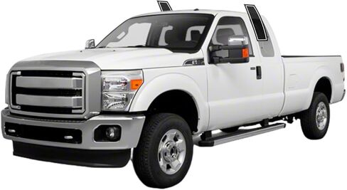 Precut Window Tint Film Front Two Door Windows Tint Film Cars Sun Blocking Protection Privacy Anti Shatter Glass 2 Ply Computer Cut Any Tint Shade for Ford F250 Extended Cab 2014-2016 in Saudi Arabia