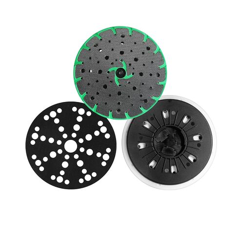 وسادة صنفرة صلبة مقاس 6 بوصات مع وسادة حماية، متوافقة مع Festool RO 150 FEQ/Rotex 150، موديل 202461 - بديل لللمسة النهائية المحسنة، واستخراج الغبار بكفاءة، ووسادة دعم متينة in Kuwait