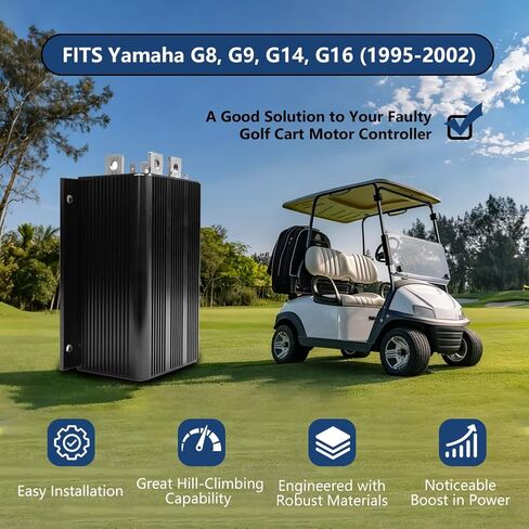 وحدة تحكم عربة الجولف، وحدة تحكم في سرعة عربة الجولف 36 فولت 500 أمبير لـ 1995-2002 Yamaha G8، G9، G14، G16، وحدات تحكم محرك عربة الجولف، نوع الخانق 1k-0، استبدال JF3-86510-11-00، JN4-86510-01-00 in Kuwait