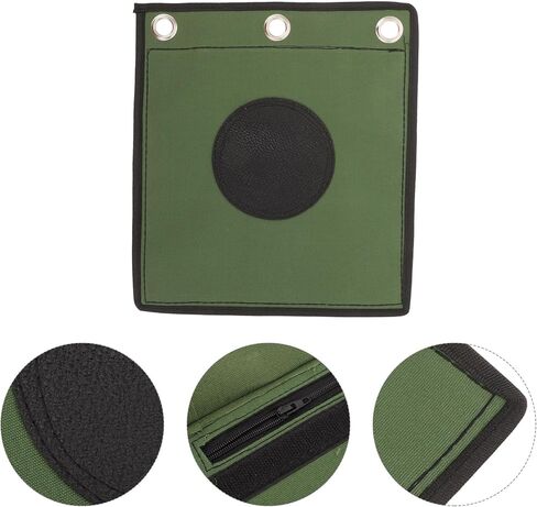 Wall Mounted Boxing Bag Punching Pouch Adjustable Weighted 20lb Training Sandbag Round Leather Pad Dual Use for Kickboxing and Martial Arts Practice in Saudi Arabia