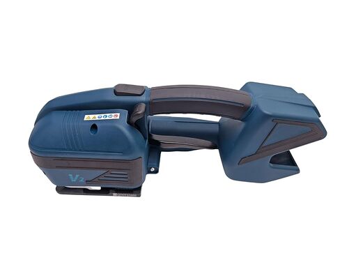 آلة الربط الكهربائية لصندوق البليت للتغليف - أداة ربط محمولة مع شاشة رقمية، شريط PET وPP، مجموعة ربط وربط البليت، شداد ربط بولي، بطاريتان in Kuwait