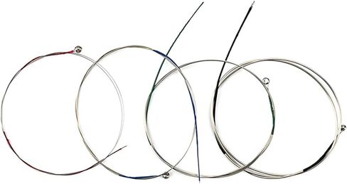 PURPLELILY Viola Strings Full Set (A-D-G-C) Steel Core Nickel-Chromium Wound With Nickel-plated Ballhead For 1st-4th Viola Viola String Full Set Viola String Set Viola Accessories Kit For Beginners in Kuwait
