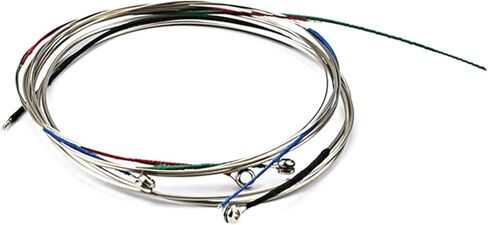 PURPLELILY Viola Strings Full Set (A-D-G-C) Steel Core Nickel-Chromium Wound With Nickel-plated Ballhead For 1st-4th Viola Viola String Full Set Viola String Set Viola Accessories Kit For Beginners in Kuwait