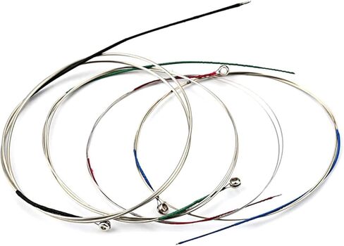 PURPLELILY Viola Strings Full Set (A-D-G-C) Steel Core Nickel-Chromium Wound With Nickel-plated Ballhead For 1st-4th Viola Viola String Full Set Viola String Set Viola Accessories Kit For Beginners in Kuwait