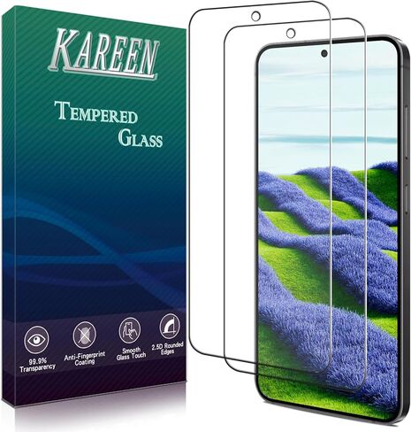واقي شاشة Kareen (2 Pack) لـ Samsung Galaxy A13 5G Glass مقسّرًا ، مضادًا للخدش ، خالي من الفقاعات ، ودية في الحالة in Kuwait