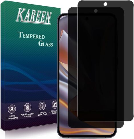 واقي شاشة Kareen (2 Pack) لـ Samsung Galaxy A13 5G Glass مقسّرًا ، مضادًا للخدش ، خالي من الفقاعات ، ودية في الحالة in Kuwait