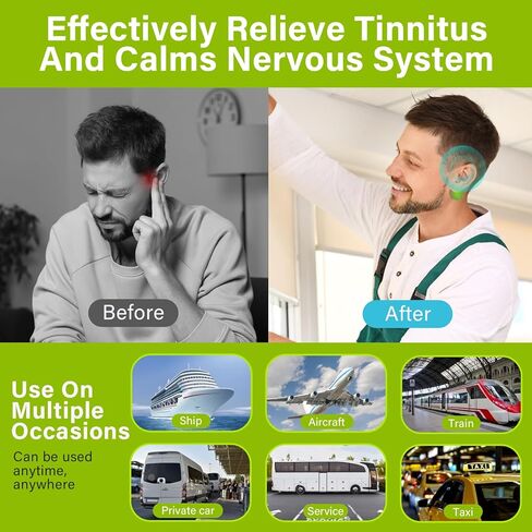 Tinnitus Relief for Ringing Ears, Tinnitus Relief Patches, 50 Pcs Support Ear Noise and Buzzing Relief, Natural Herbal Formula Protect Ear Health, Improve Hearing Comfort, Long-Lasting Effective in Kuwait