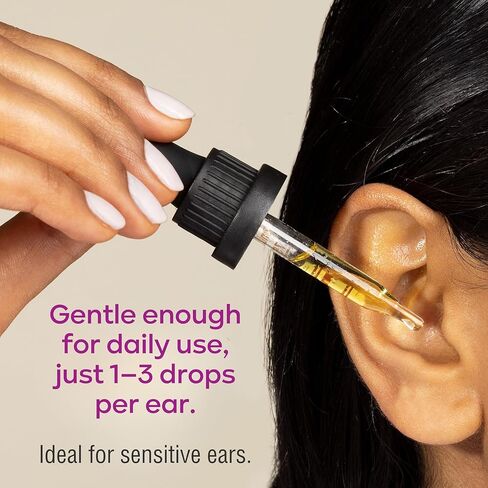 قطرات زيت الأذن العضوية الطبيعية من والي للبالغين، تريح وتلطف الأذنين، موثوقة منذ عام 1991، مملوءة بالثوم والمولين وشجرة الشاي والقنفذية، 1 أونصة سائلة in Kuwait