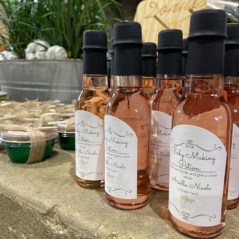 Cedilis 36 Pack Small Glass Bottle, 3oz Glass Woozy Bottle, Empty Mini Hot Sauce Bottles, Clear Liquor Wine Bottles with Shrink Capsule, Black Screw Caps, Dripper Insert in Kuwait