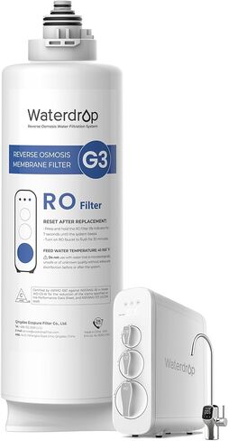 Waterdrop G3-N2RO Filter, Replacement for Waterdrop G3-W 400 GPD Reverse Osmosis System, Reduce PFAS, 2-year Lifetime in Kuwait