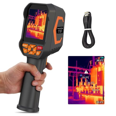 كاميرا حرارية BTMETER - تصوير درجة الحرارة بالأشعة تحت الحمراء 200,000 بكسل بدقة 256 × 192 بالأشعة تحت الحمراء 25 هرتز، قياس تخزين الصور 8 جيجا درجة الحرارة -4 درجة فهرنهايت ~ 1022 درجة فهرنهايت، 56 درجة FOV مسدس كاميرا تصوير حراري للتدفئة والتهوية وتكييف in Saudi Arabia