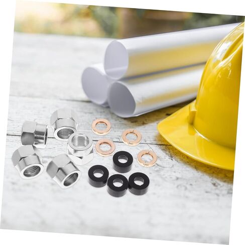 5pcs Flare Nut Tube Fitting Gas Connector Kit Retaining Ring Corrosion-Resistant Leak Design for Reliable Gas Supply in Kuwait