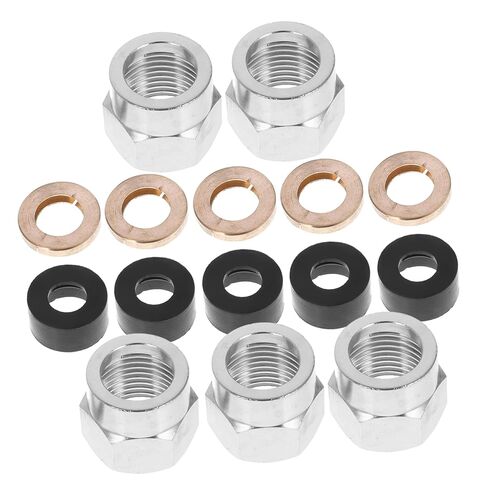 5 قطعة تركيب أنبوب الغاز مضيئة الجوز اقتران غسالة والربيع اتصال موثوق لإمدادات الغاز لا تسرب للاستخدام المنزلي in Kuwait