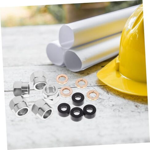 5 قطعة تركيب أنبوب الغاز مضيئة الجوز اقتران غسالة والربيع اتصال موثوق لإمدادات الغاز لا تسرب للاستخدام المنزلي in Kuwait