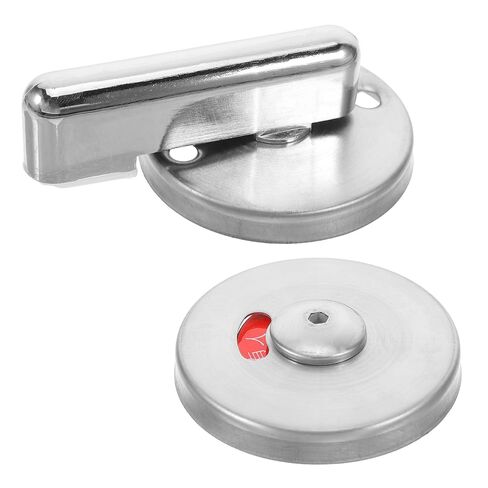 Public Restroom Toilet Door Lock with Privacy Indicator, 304 Stainless Steel Stall Partition Lock, Vacant Occupied Sign Latch for Bathroom Privacy and Security in Kuwait