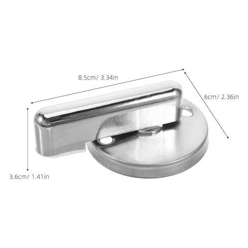 Public Restroom Toilet Door Lock with Privacy Indicator, 304 Stainless Steel Stall Partition Lock, Vacant Occupied Sign Latch for Bathroom Privacy and Security in Kuwait