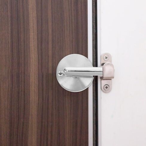 Bathroom Partition Lock 304 Stainless Steel Indicator Bolt with Vacant Engaged Privacy Function for Public Restroom Stall Door Handle in Saudi Arabia