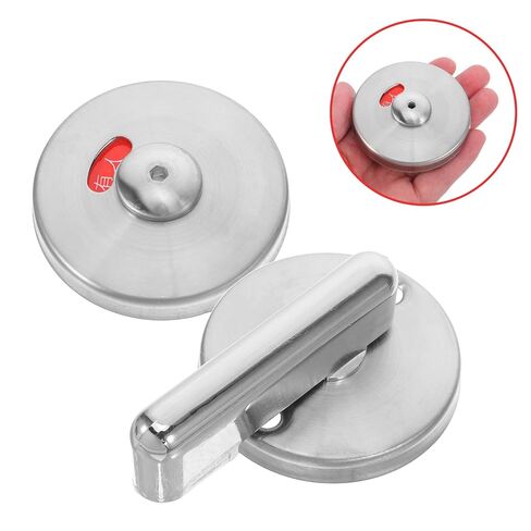 Bathroom Partition Lock 304 Stainless Steel Indicator Bolt with Vacant Engaged Privacy Function for Public Restroom Stall Door Handle in Saudi Arabia