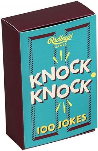 Ridley’s 100 Knock Knock Joke Cards – Includes 100 Jokes for Kids and Adults, Funny Jokes for Family-Friendly Fun – Makes a Great Gift Idea in Kuwait
