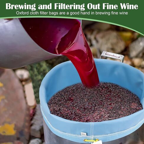 3Pcs 5 Gallon Filter Bags, Windspeed Oxford Cloth All-Mesh Filter Bags for 5 Gallon Bucket with Filter Screen and Storage Pouch(25/90/190 Micron) in Kuwait