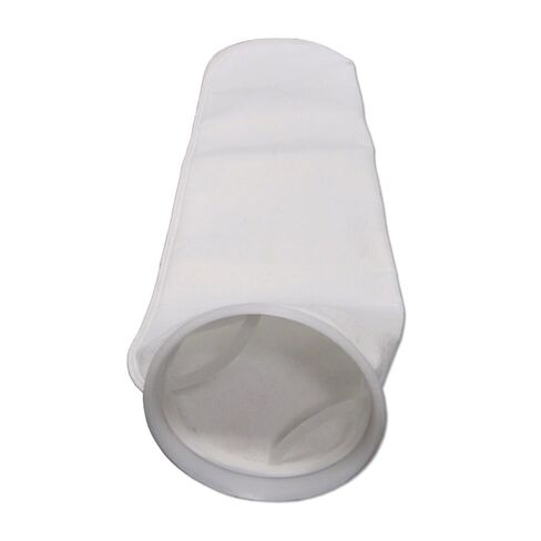 PRMFiltration #2 Size 50 Micron Liquid Filter Bags, 25 Pack, Polyester Felt with Polypropylene Ring, 7-1/16" x 32", 4.4 Sq. Ft. Surface Area, Welded Seam for Industrial Filtration in Kuwait
