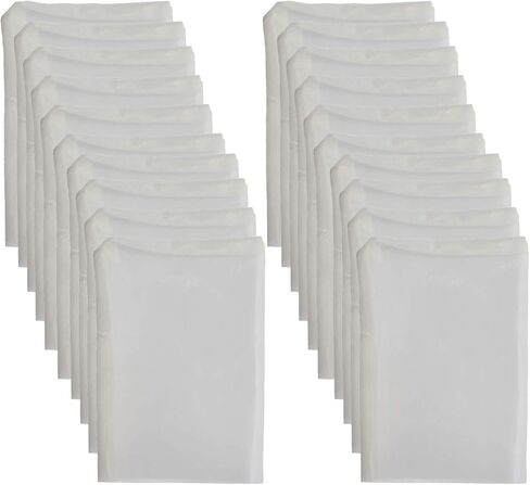 Dulytek Premium Nylon 20 قطعة أكياس فلتر، 100 ميكرون، 2 بوصة × 3 بوصة، خياطة مزدوجة، بدون انفجارات in Kuwait