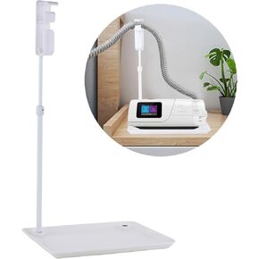 CPAP Hose Holder for Bed - (Wall-Damage-Free) Black CPAP Machine Protective Tray with Adjustable Height Hook for Hanging Mask & Accessories to Keep Bedside Tidy in Kuwait