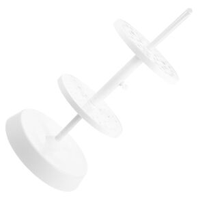 ERINGOGO Plastic Laboratory Pipette Rack Stand Round Graduated Base Vertical Micropipette Holder for Lab Use Sturdy Plastic Pipette Storage Rack in Kuwait
