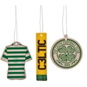 Celtic FC Air Fresheners (Pack Of 3) (One Size) (Green) in Saudi Arabia