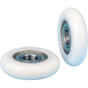 1Pcs 10x40x10 mm Nylon Plastic Wheel in Kuwait