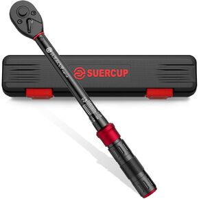 3/8-Inch Drive Click Torque Wrench - 5-45 Ft-Lb/6.8-61Nm, Dual-Direction Adjustable 72 Tooth Click Torque Wrench for Bike, Motorcycle and Car Repair in Kuwait