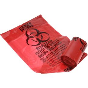 PRO SOURCE Red Biohazard Waste Bags: 16 Gallon Capacity, 1.3 mil Thick (250 Bags) in Kuwait