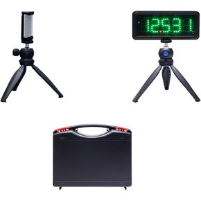 مؤقت ليزر لاسلكي لسباقات السرعة مع مصدر بطارية، نظام توقيت داش 40 ياردة لتدريب السرعة، مؤقت إلكتروني للسباقات مع ساعة توقيت للعبة تدريب السرعة in Kuwait