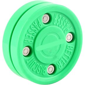 Roller Hockey Puck Lightweight Shock Absorption Street Hockey Polyoxymethylene Green Dryland Puck for Ice 7.5cm Diameter in Kuwait