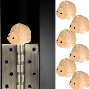 Hinge Heads Decorative Topper Set 6PCS, Home Decoration,Magnetic Hinge Head Toppers Door Hinge, Cute Mini Creative Luminous Insect Ladybug, Beetle Resin Ornament in Kuwait