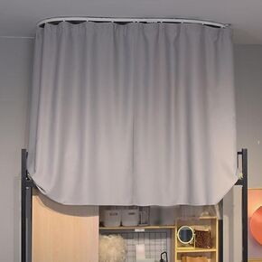 Stylish Solid-Color Bed Curtains, Dust-and Mosquito-Proof Mesh, Privacy-Protecting Canopies, Covers for Bunk Beds, Easy-to-Install Dorm Shelter for Dormitory Beds,78.7 × 39.4 × 59.1in in Saudi Arabia
