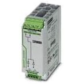 Phoenix Contact 2320157 DIN وحدة الصمام الثنائي للسكك الحديدية الإدخال: 10-30 فولت تيار مستمر 2x20 أمبير أو 1x40 أمبير، الإخراج: 24VDC 20A (التكرار)، Quint-DIODE/ 12-24DC/2X20/1X40 in Kuwait