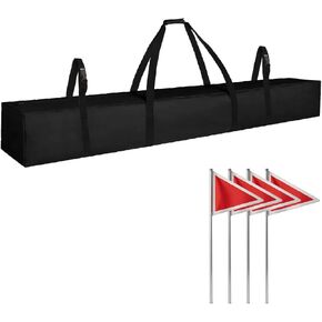 حقيبة تخزين علم الزاوية شديدة التحمل بطول 5 أقدام - طول 60 بوصة × عرض 6 بوصة × ارتفاع 6 بوصة حقيبة مقاومة للماء لأعمدة الرشاقة وعصي التدريب وأعلام حماية الألوان والمعدات الميدانية in Kuwait