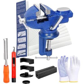 Golf Club Grip Kit, Golf Grip Removal Tool-Inlcudes Golf Grip Vise Clamp, 15 Pcs of Double-Sided Tape, Hook Knife for Regripping Golf Grips, Tape Stripping Tool in Kuwait