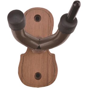 Luxshiny Wall-mount Violin and Hanger with Black Walnut Base Hardwood Wall Rack for Stable Instrument Storage and Elegant Display Secure Violin Hook for Home Studio in Kuwait