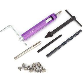 1/4 20UNC Thread Repair Insert Kit, 12PCS Screw Sleeve, High Strength Steel Stainless Steel, Easy Maintain Damaged Threads, Ideal for Soft Metals, High Voltage Switchgear in Kuwait