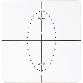 Dentals Rubber Dam Punching Hole Positioning Board Barrier Template Dentals Lab Instrument Tool For Accurate Orals Treatments in Kuwait