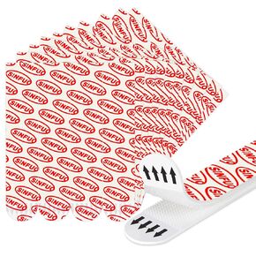 40 Sets Hook and Loop Tape Sticky White,4 in.x 1 in.Double-Sided Adhesive Strip,Heavy Duty in Kuwait