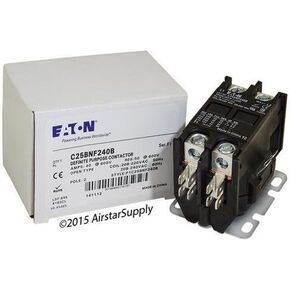 Eaton Cutler-Hammer C25BNF240B Contactor, 2-Pole, 40 Amp, 240 VAC Coil Voltage in Kuwait
