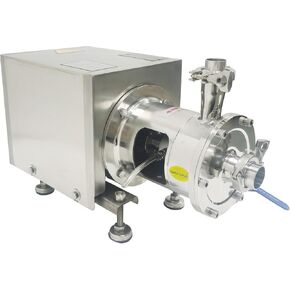 2.2KW 110V High-Shear Emulsifying Pump Single-Stage Pipeline Emulsion Pump 304 Stainless Steel Pipeline Homogenizer with 0-3m³/h Flow for Food, Cosmetic, Ink, Chemical Mixing & Dispersion in Kuwait