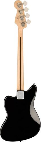 Fender Squier Affinity Jaguar Bass H - Black Bundle with Rumble 15 Amplifier, Instrument Cable, Gig Bag, Tuner, Strap, and Austin Bazaar Instructional DVD in Kuwait