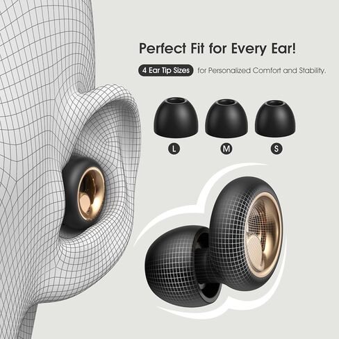 سدادات أذن للنوم، سدادات أذن عازلة للضوضاء 45 ديسيبل، سدادات أذن قابلة لإعادة الاستخدام لتقليل الضوضاء، الشخير، النوم الجانبي، سدادات أذن الحفلات الموسيقية، السفر بالطائرة، حماية السمع (أسود منتصف الليل) in Kuwait