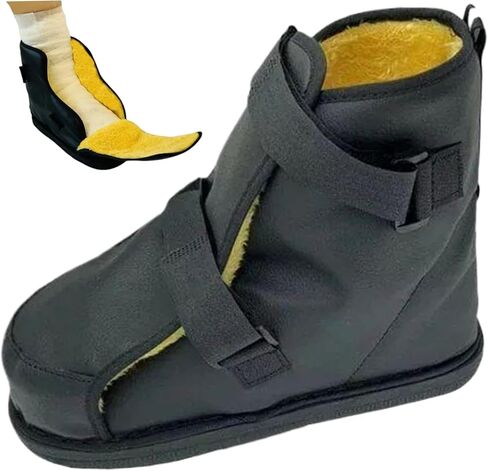 حذاء مشي قابل للتعديل مع جزء سفلي غير قابل للانزلاق، غطاء عملي متعدد الاستخدامات لمرحلة ما بعد العمليات الجراحية أو القدم المكسورة أو غطاء أصابع القدم in Kuwait